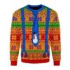 LGBT With Tie Ugly Christmas Sweater