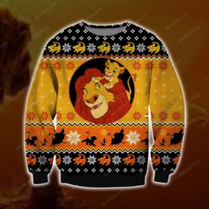 Lion King Knitting Pattern 3d Print Ugly Sweater
