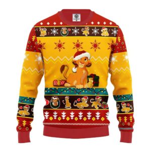 Lion King Simba Ugly Christmas Sweater