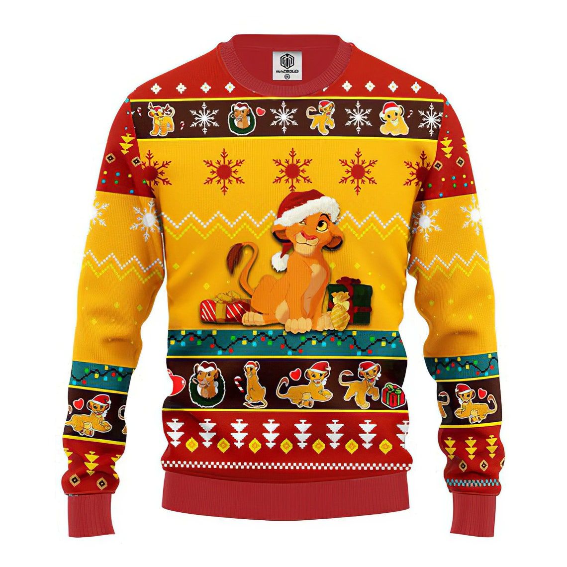 Lion King Simba Ugly Christmas Sweater Lion King Simba Ugly Christmas Sweater