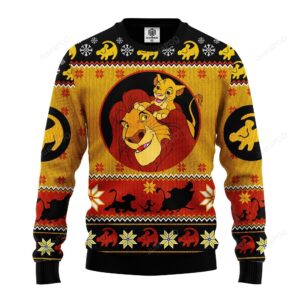 Lion King Simba Ugly Christmas Sweater