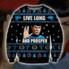 Live Long And Prosper Knitting Pattern For Unisex Ugly Christmas Sweater