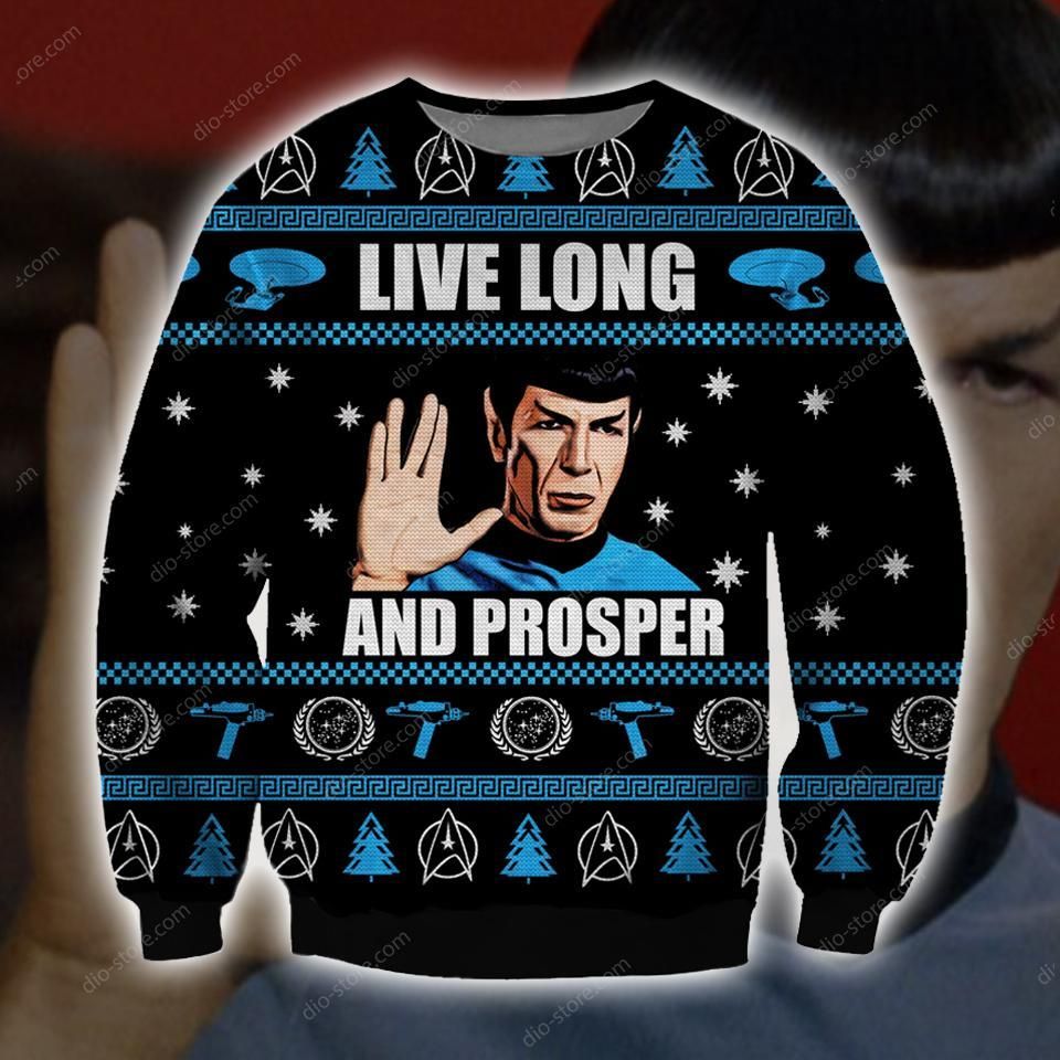 Live Long And Prosper Knitting Pattern For Unisex Ugly Christmas Sweater Live Long And Prosper Knitting Pattern For Unisex Ugly Christmas Sweater