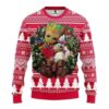 Los Angeles Angels Groot Hug Christmas Ugly Sweater
