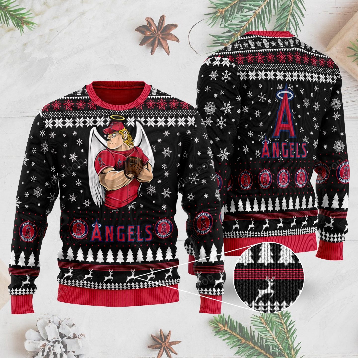 Los Angeles Angels Ugly Sweater Los Angeles Angels Ugly Sweater