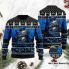 Los Angeles Chargers Jack Skellington Halloween Holiday Party Ugly Christmas Sweater