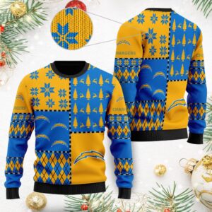 Los Angeles Chargers Ugly Christmas Sweaters Best Christmas Gift For Chargers Fans