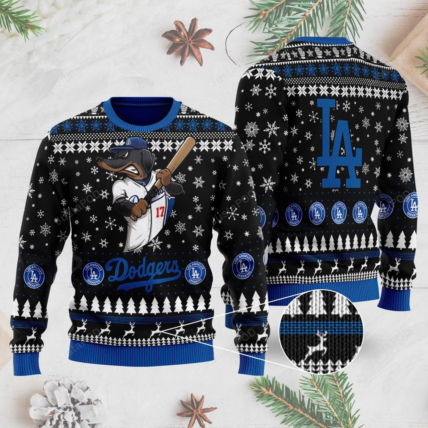 Los Angeles Dodgers Ugly Christmas Sweater Los Angeles Dodgers Ugly Christmas Sweater