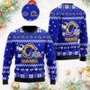 Los Angeles Rams Cute The Snoopy Show Football Helmet 3D All Over Print Ugly Christmas Sweater