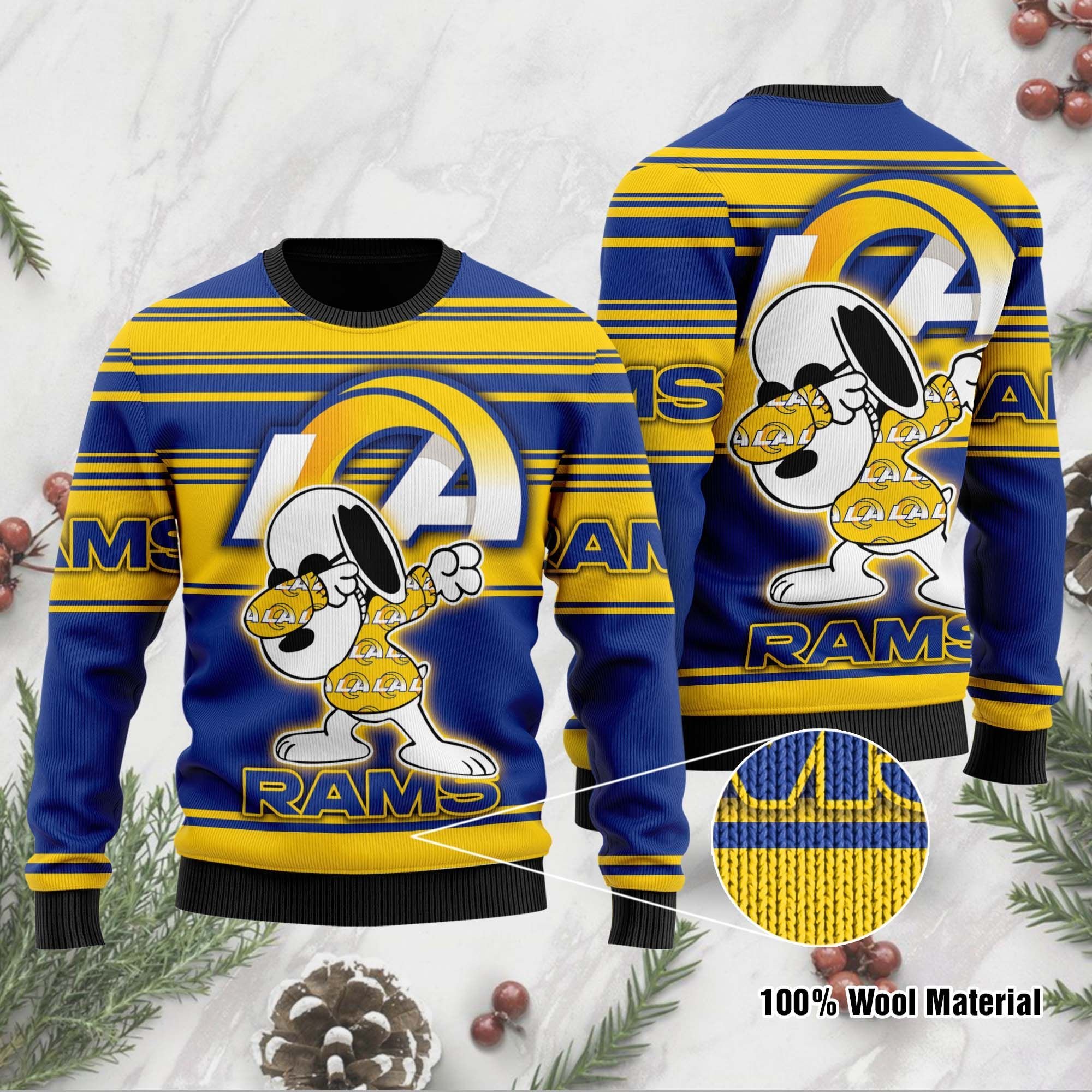 Los Angeles Rams D Full Printed Sweater Shirt For Football Fan NFL Jersey Ugly Christmas Sweater Los Angeles Rams D Full Printed Sweater Shirt For Football Fan NFL Jersey Ugly Christmas Sweater
