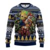 Los Angeles Rams Groot Hug Ugly Christmas Sweater