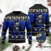 Los Angeles Rams Jack Skellington Halloween Holiday Party Ugly Christmas Sweater