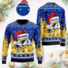 Los Angeles Rams Symbol Wearing Santa Claus Hat Ho Ho Ho Custom Personalized Ugly Christmas Sweater
