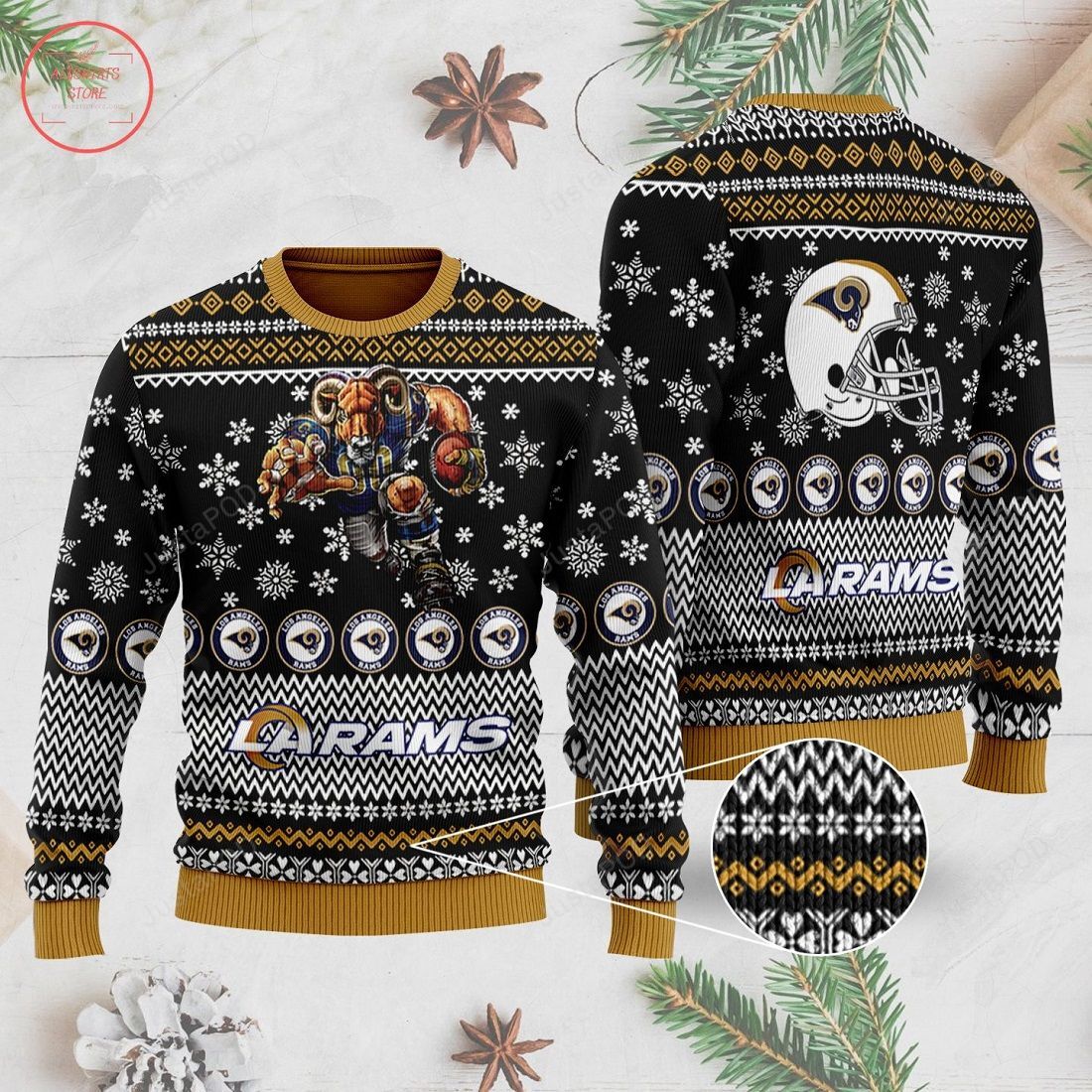 Los Angeles Rams Ugly Christmas Sweater Los Angeles Rams Ugly Christmas Sweater