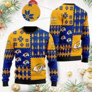 Los Angeles Rams Ugly Christmas Sweaters Best Christmas Gift For Rams Fans