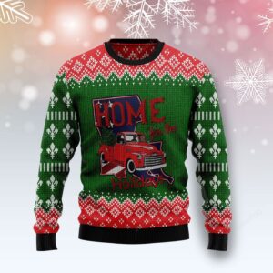 Louisiana Home For Christmas ? All Over Print Christmas Ugly Sweater
