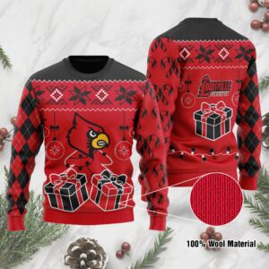 Louisville Cardinals Funny Ugly Christmas Sweater