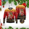 Louisville Cardinals Ho Ho Ho 3D Print Christmas Wool Sweater