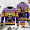 LSU Tigers Grogu Baby Yoda Hug Logo Ugly Christmas Sweater