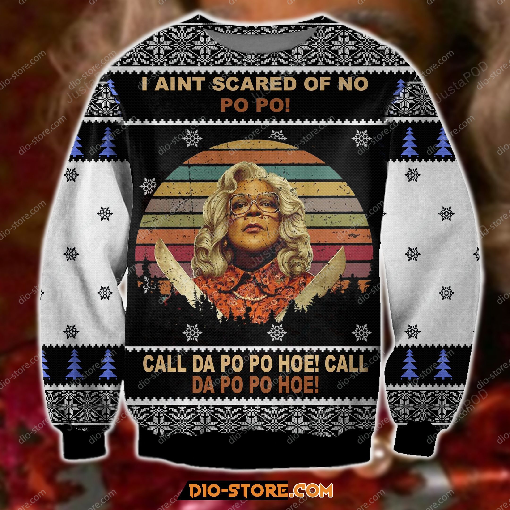 Madea 3d Print Knitting Pattern Ugly Sweater Madea 3d Print Knitting Pattern Ugly Sweater