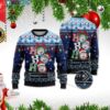 Manchester City Ho Ho Ho 3D Print Christmas Wool Sweater