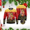 Manchester United Ho Ho Ho 3D Print Christmas Wool Sweater
