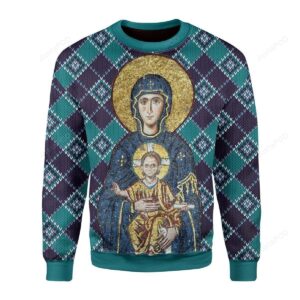 Maria And Jesus Ugly Christmas Sweater