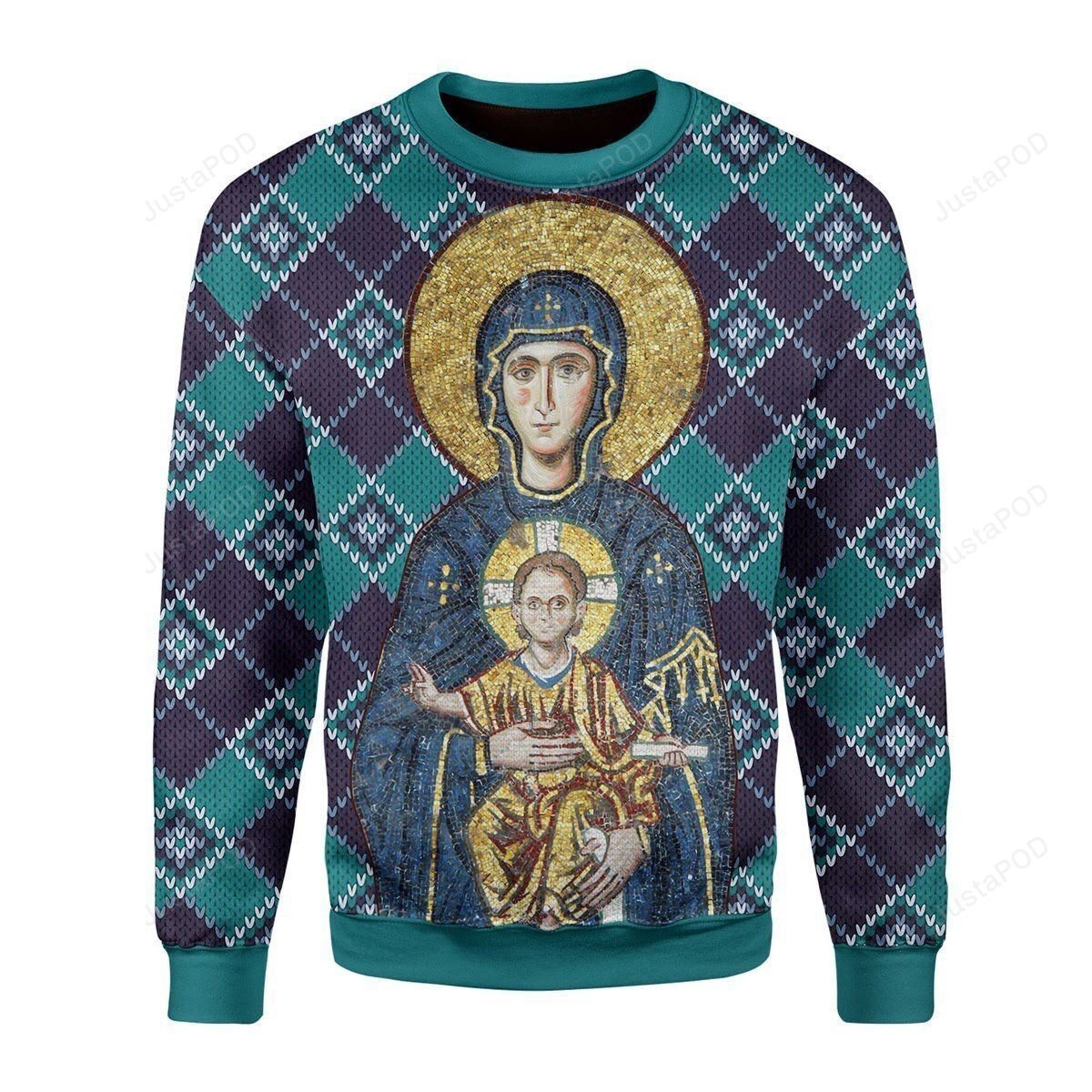 Maria And Jesus Ugly Christmas Sweater Maria And Jesus Ugly Christmas Sweater