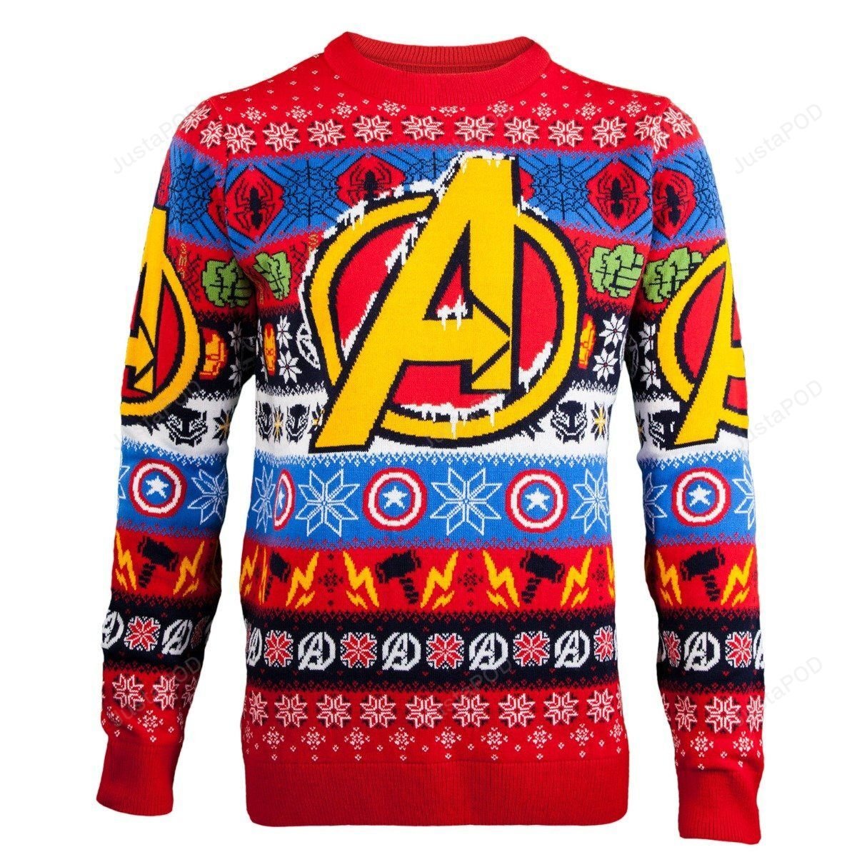Marvel Avengers Knitted Ugly Sweater Marvel Avengers Knitted Ugly Sweater