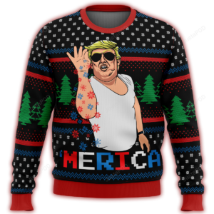 Merica Premium Ugly Christmas Sweater