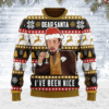 Merry Christmas Dear Santa I’ve Been Nice Leonardo DiCaprio For Unisex Ugly Christmas Sweater