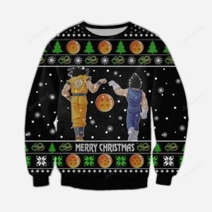 Merry Christmas Dragon Ball Son Goku Ugly Christmas Sweater