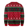 Merry Christmas Gearhomies Chicken Pew Pew Madafakas Funny Chicken Gangster Ugly Christmas Sweater