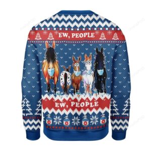 Merry Christmas Gearhomies Ew People Ugly Christmas Sweater