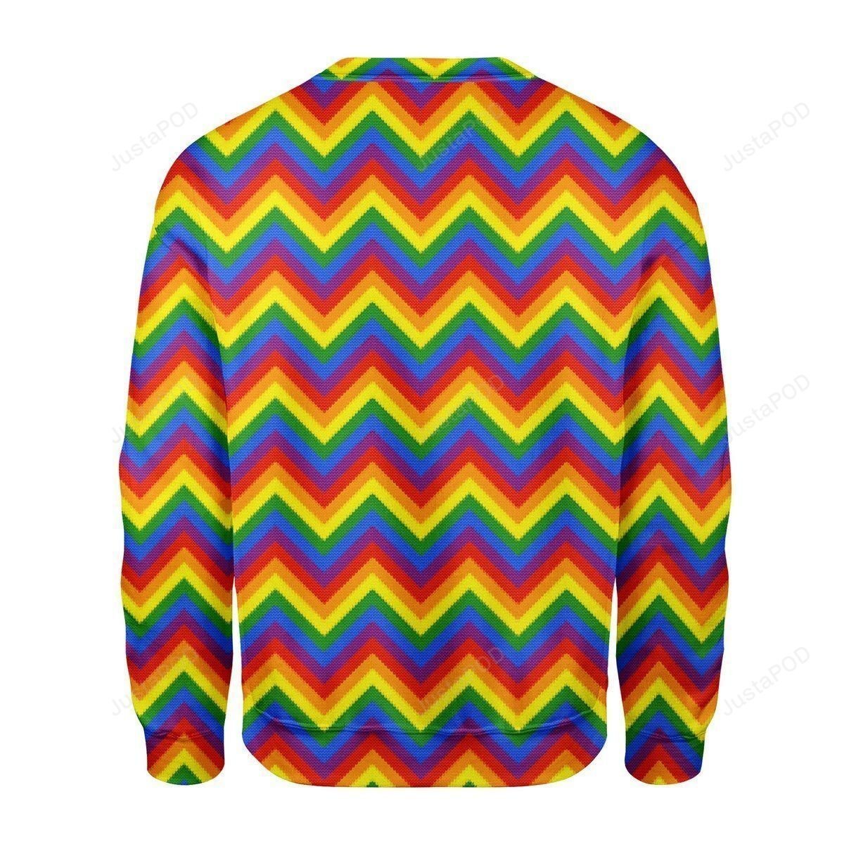 Merry Christmas Gearhomies LGBTQ+ Seamless Ugly Christmas Sweater Merry Christmas Gearhomies LGBTQ+ Seamless Ugly Christmas Sweater