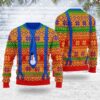 Merry Christmas Gearhomies LGBTQ+ With Tie And Suspenders Ugly Christmas Sweater