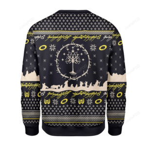 Merry Christmas Gearhomies Lord Of The Rings Ugly Christmas Sweater