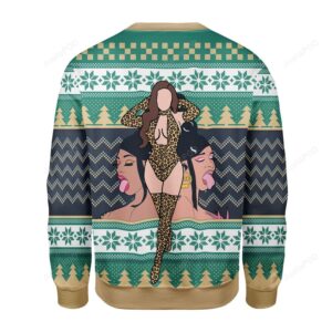 Merry Christmas Gearhomies Make It Rain For Wet As Pu**y Ugly Christmas Sweater