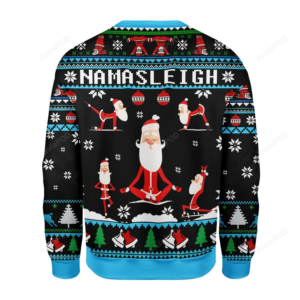Merry Christmas Gearhomies Namasleigh Santa Ugly Christmas Sweater