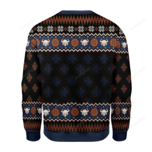 Merry Christmas Gearhomies Not Kill Me Should Run Viking Mythology Ugly Christmas Sweater