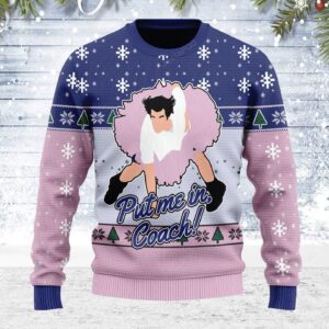 Merry Christmas Gearhomies Put Me In Coach Ugly Christmas Sweater
