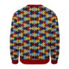 Merry Christmas Gearhomies Puzzle Ugly Christmas Sweater