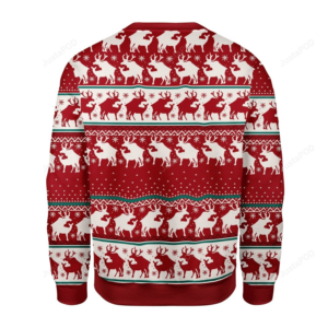 Merry Christmas Gearhomies Reindeer Ugly Christmas Sweater