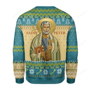 Merry Christmas Gearhomies Saint Peter Ugly Christmas Sweater