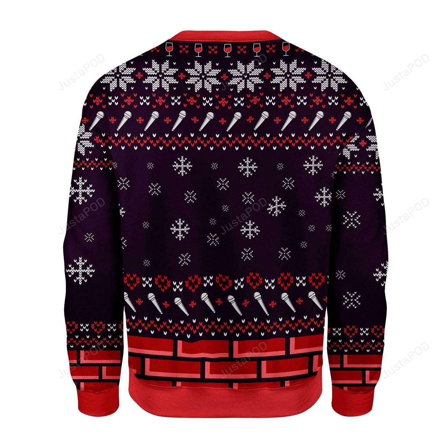 Merry Christmas Gearhomies Santa Wrecking Ball Ugly Christmas Sweater Merry Christmas Gearhomies Santa Wrecking Ball Ugly Christmas Sweater