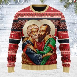 Merry Christmas Gearhomies St. Apostles Peter and Paul Ugly Christmas Sweater