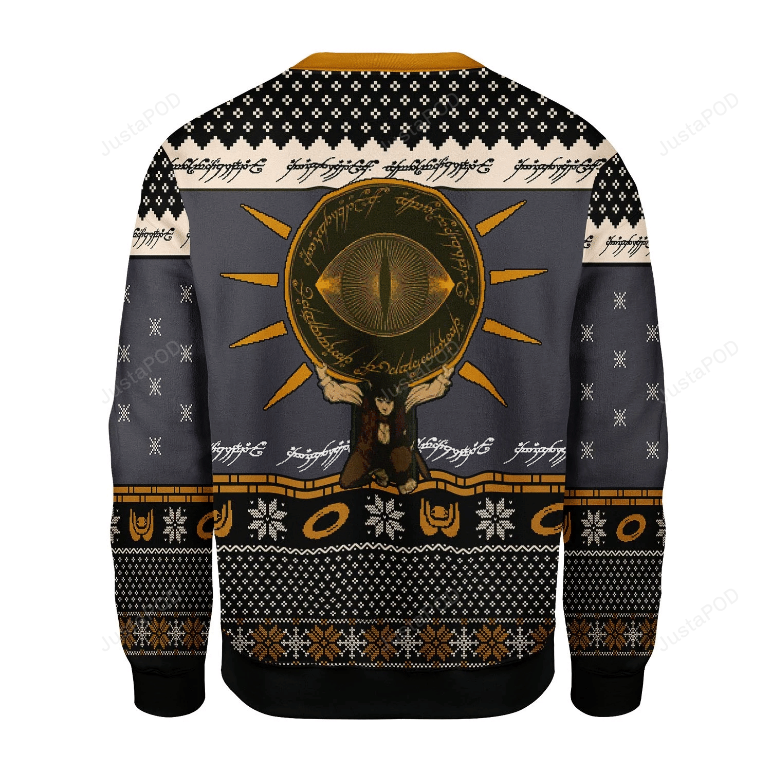 Merry Christmas Gearhomies The Lord of the Rings Burden Ugly Christmas Sweater Merry Christmas Gearhomies The Lord of the Rings Burden Ugly Christmas Sweater