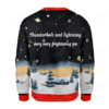 Merry Christmas Gearhomies Thunder Fightening Galileo Ugly Christmas Sweater