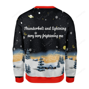 Merry Christmas Gearhomies Thunder Fightening Galileo Ugly Christmas Sweater
