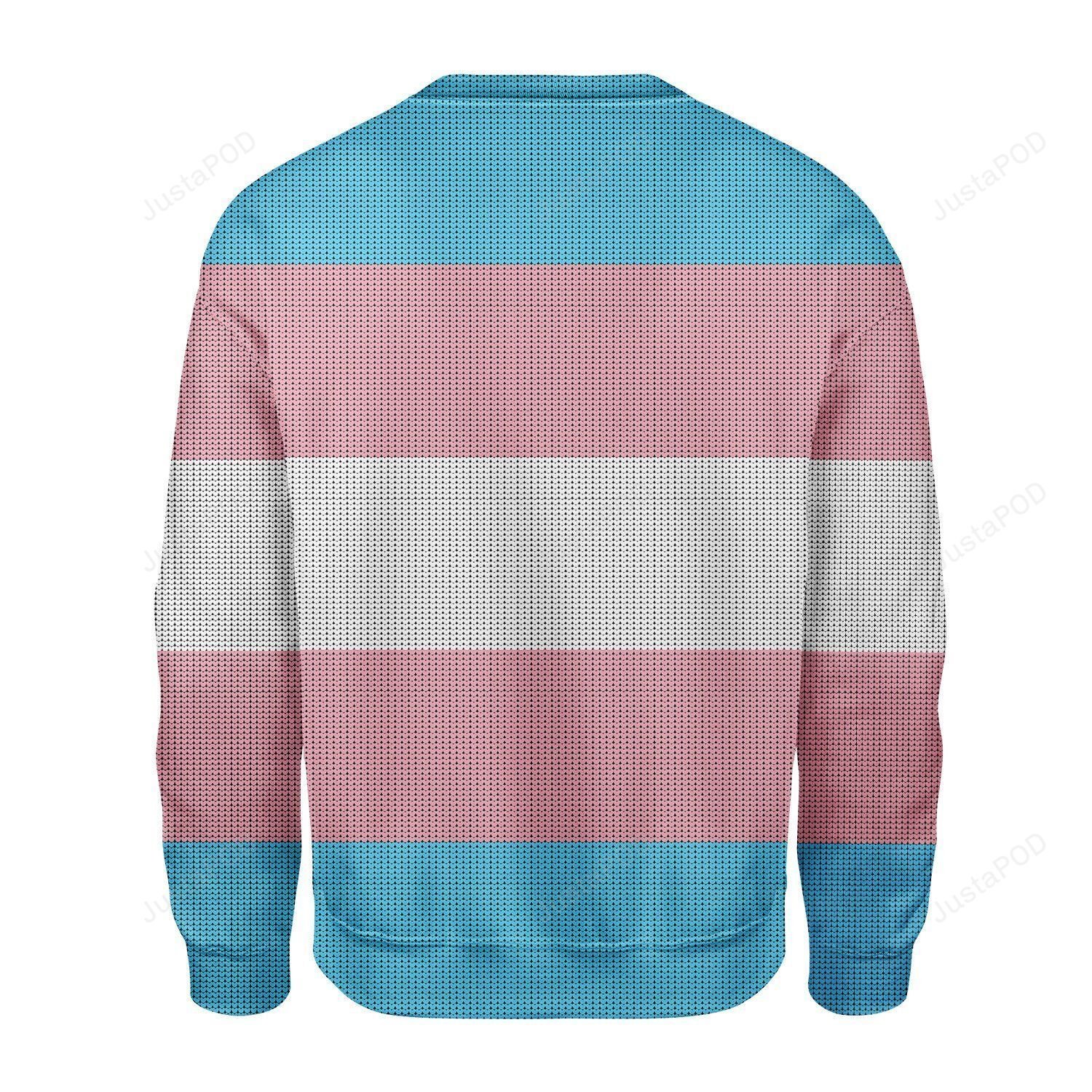 Merry Christmas Gearhomies Transgender Flag Ugly Christmas Sweater Merry Christmas Gearhomies Transgender Flag Ugly Christmas Sweater